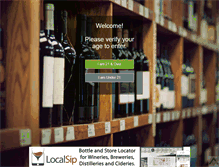 Tablet Screenshot of lakeforestwines.com